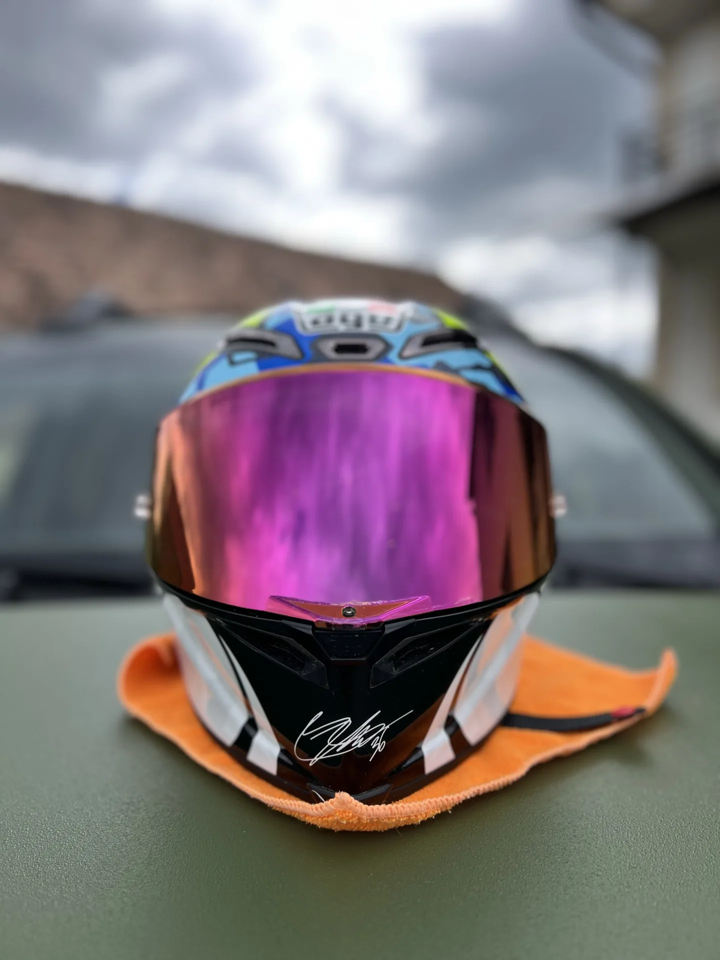 Casca AGV Pista GP RR Mir vedere laterala dreapta marimea ML